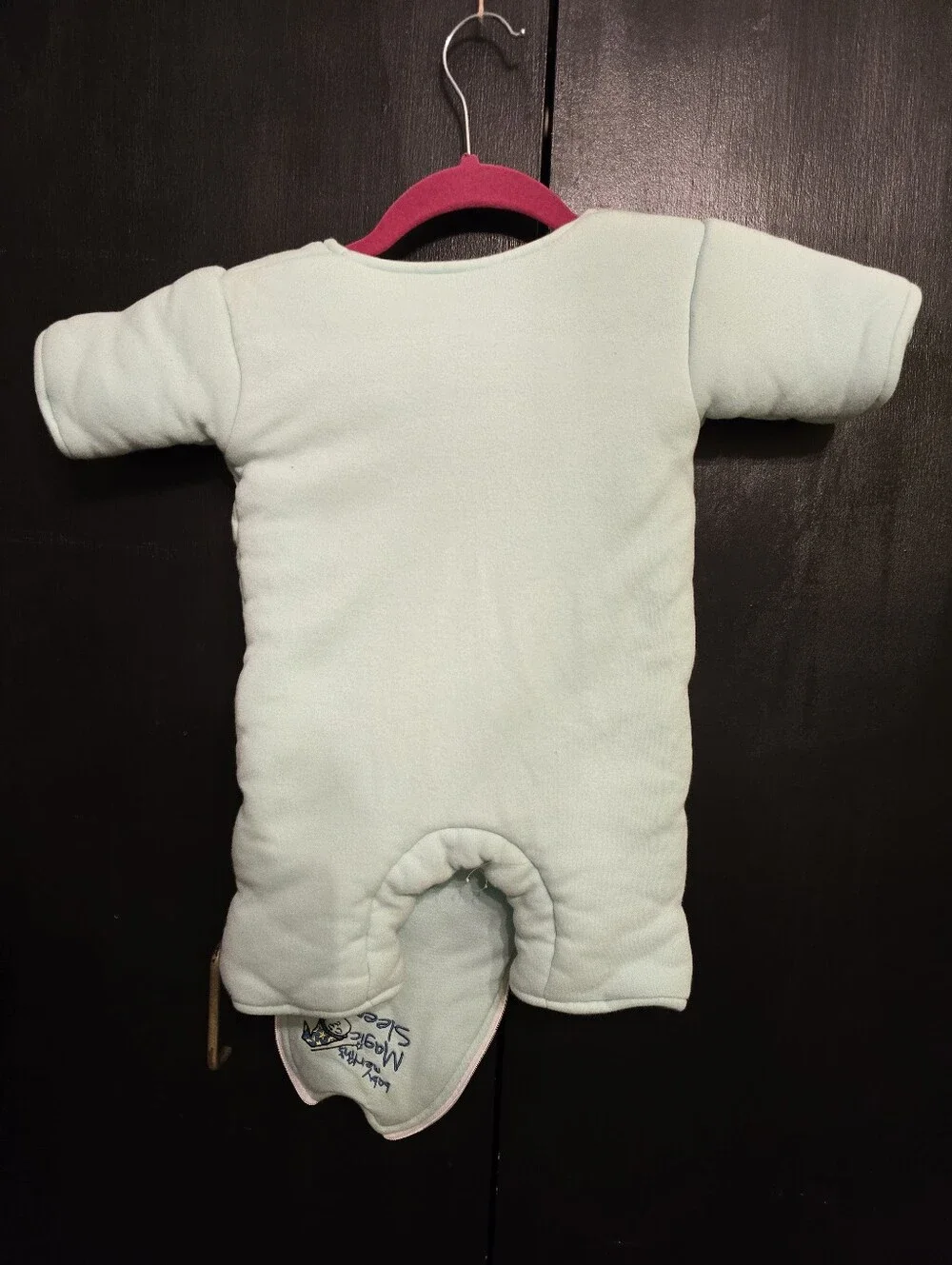 Baby Merlin's Magic Sleep Suit Blue Size Large 6-9Month In Excellent Condition